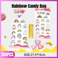 Rainbow Candy Gift Bags for Party Favors, Pack of 150