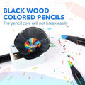 Rainbow Gradient Colour Pencils for Students and Artists, Pack of 16 - view 5
