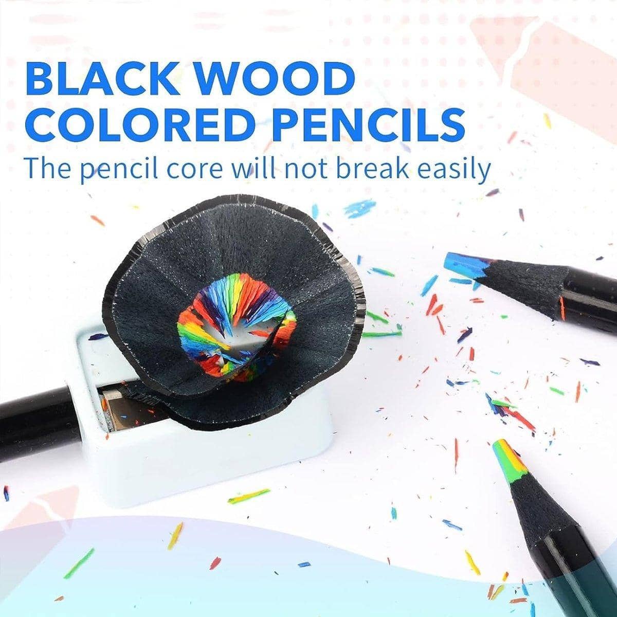 Rainbow Gradient Colour Pencils for Students and Artists, Pack of 16 - view 5
