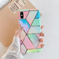 Rainbow Marble Shockproof Silicone Phone Case - For iPhone 11 Pro - view 6