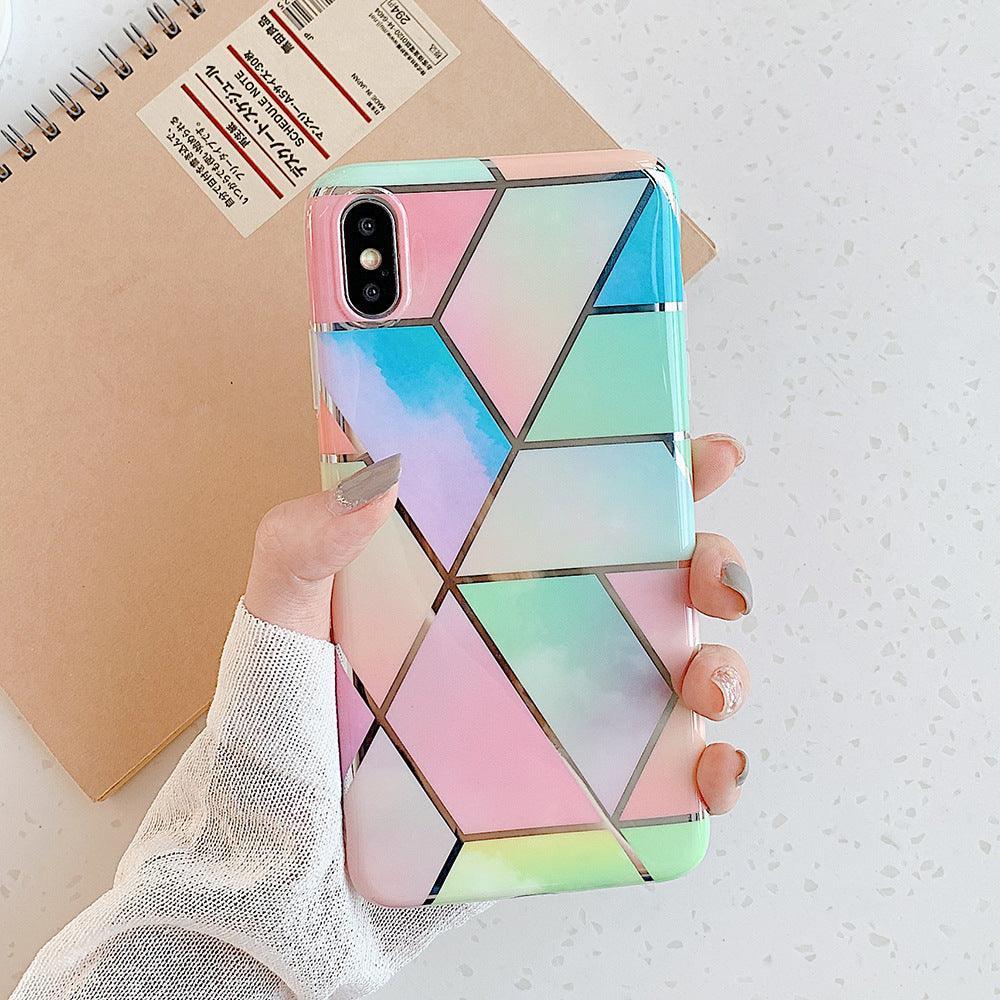 Rainbow Marble Shockproof Silicone Phone Case - For iPhone 11 Pro - view 6