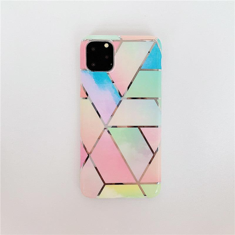 Rainbow Marble Shockproof Silicone Phone Case - For iPhone 14 Pro Max - view 8