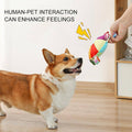 Rainbow Plush Dog Frisbee Toy for Puppies with Built-In Bell - view 4