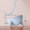 Raised Tilted Cat Bowl 15 Degree Elevated Pet Feeder - Moff Green - view 4