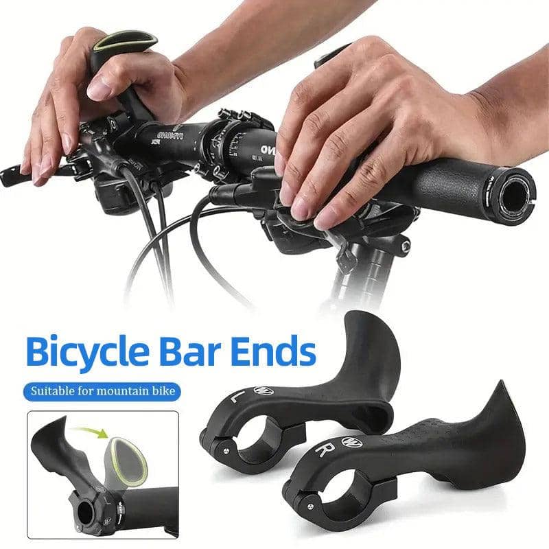 Ramshorn Bullhorn Bicycle Handlebar Grips for Mountain Bike