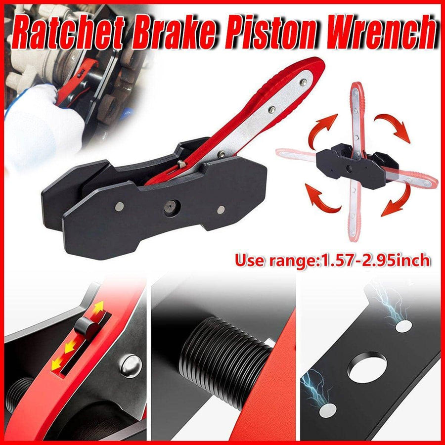 Ratchet Disc Brake Caliper Piston Spreader Tool - 25.9 cm