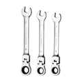 Ratchet Spanner Wrench with 180 Degree Pivoting Head - 7mm - view 3