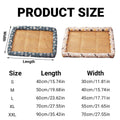 Rattan Cooling Pet Mat with Cushioned Edge - Pink, XXL (90 x 70 cm) - view 4