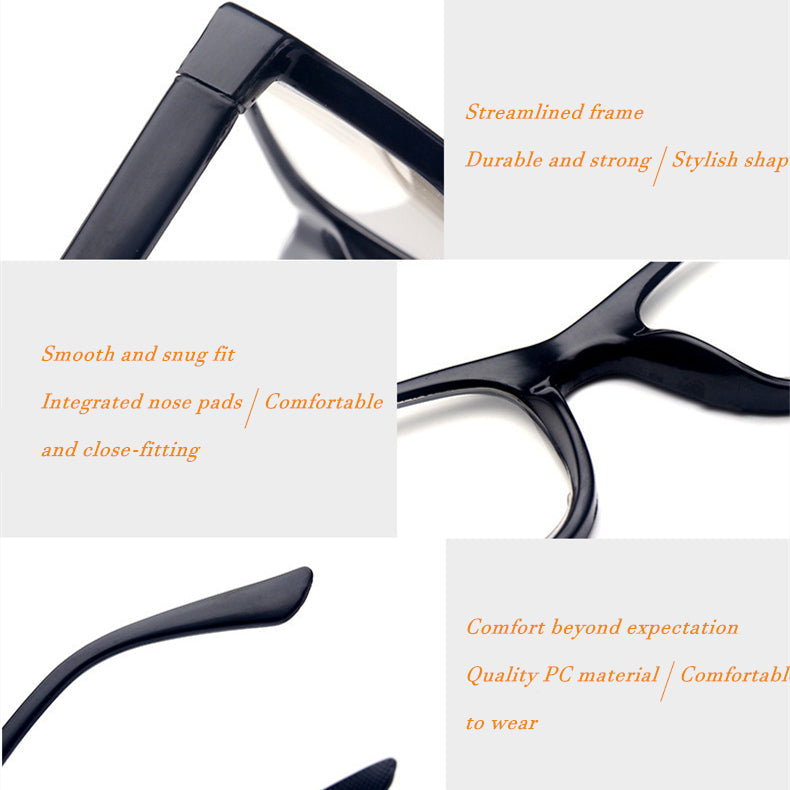 Reading Glasses 6 Pairs Black Wayfarer Frame, Men and Women - +2.00 Strength - view 5