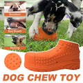 Realistic Boot Shaped Natural Rubber Dog Chew Toy for Teeth Cleaning