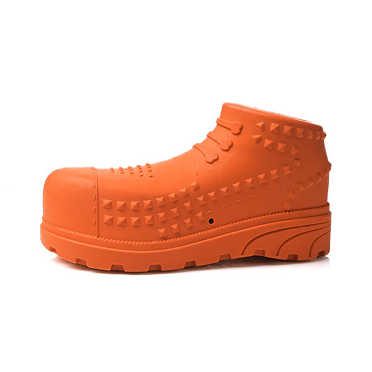 Realistic Boot Shaped Natural Rubber Dog Chew Toy for Teeth Cleaning - view 2