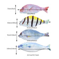 Realistic Fish Pencil Case, Large Capacity - Light Blue Slim Fish - view 4