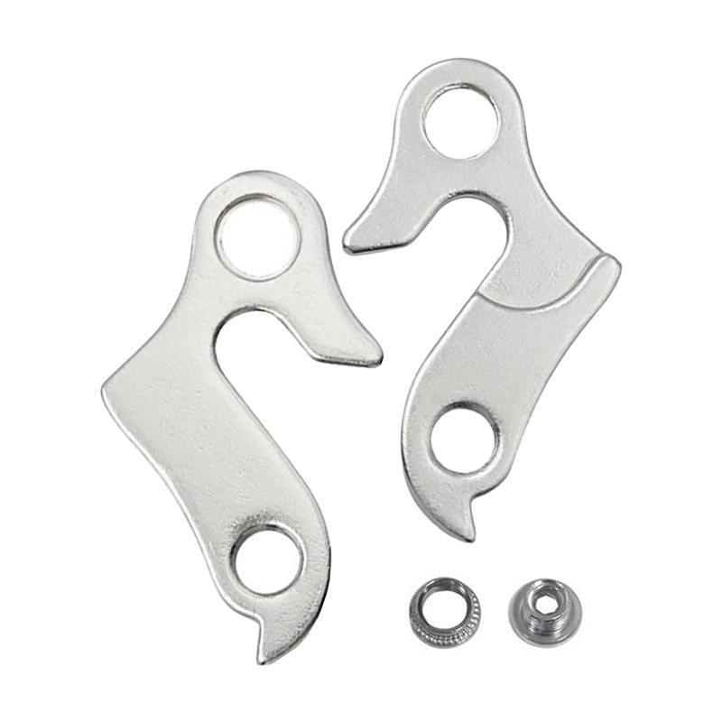 Rear Derailleur Hanger Dropout Adapter for MTB Bikes, Silver Alloy - view 2