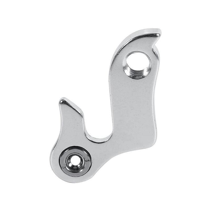 Rear Derailleur Hanger Dropout Adapter for MTB Bikes, Silver Alloy - view 3