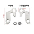 Rear Derailleur Hanger Dropout Adapter for MTB Bikes, Silver Alloy - view 4