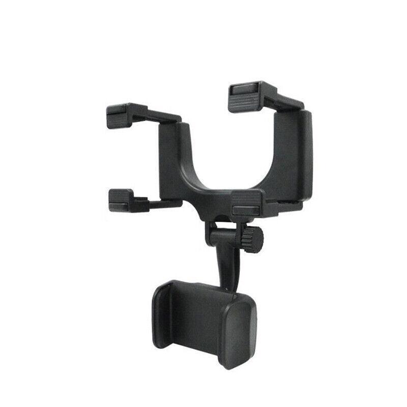 Rear View Mirror Phone Holder with 360 Degree Rotation for Cars and Trucks - view 2