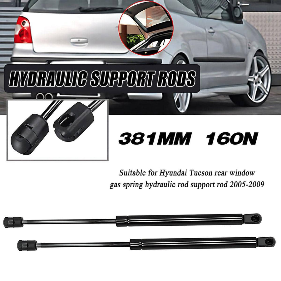 Rear Window Gas Struts for Hyundai Tucson 2005-2009 - Pack of 2, 381 mm, 160 N