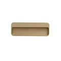 Recessed Invisible Cabinet Door Handle - Champagne Gold, 140 mm