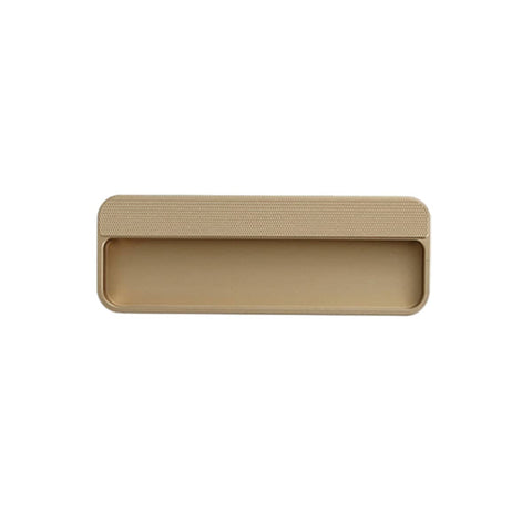 Recessed Invisible Cabinet Door Handle - Champagne Gold, 140 mm