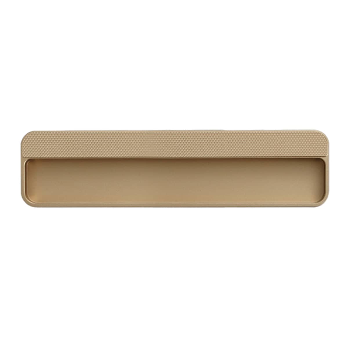 Recessed Invisible Cabinet Door Handle - Champagne Gold, 200 mm