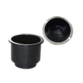 Recessed Plastic Cup Drink Holder for Car, Boat and RV, Black, Pack of 4 - view 2