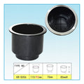 Recessed Plastic Cup Drink Holder for Car, Boat and RV, Black, Pack of 4 - view 3