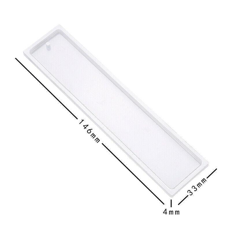 Rectangle Silicone Bookmark Moulds for Resin Craft - Pack of 5 - view 3