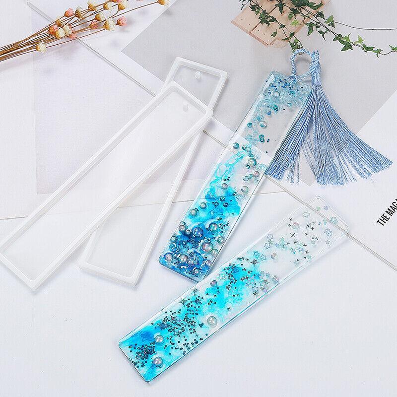 Rectangle Silicone Bookmark Moulds for Resin Craft - Pack of 5 - view 5