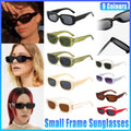 Rectangle Sunglasses - Cream Frame and Grey Lenses - view 2