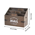 Rectangular 3 Layer Wooden Storage Box for Home Office Desk Organiser - view 3