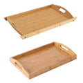 Rectangular Bamboo Serving Tray - 40 x 29 x 5 cm - view 3