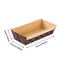 Rectangular Cake Cupcake Liners for Baking Muffin and Pastry - Pack of 100 - view 3