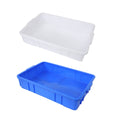 Rectangular Hardware Tool Storage Box with Side Handles - Blue - view 3
