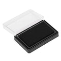 Rectangular Stamp Ink Pad for Fingerprints and Rubber Stamps, 63 x 95 mm - Black