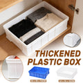 Rectangular Thickened Plastic Storage Boxes, Pack of 2 - Blue - view 2