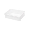 Rectangular Thickened Plastic Storage Boxes, Pack of 2 - White