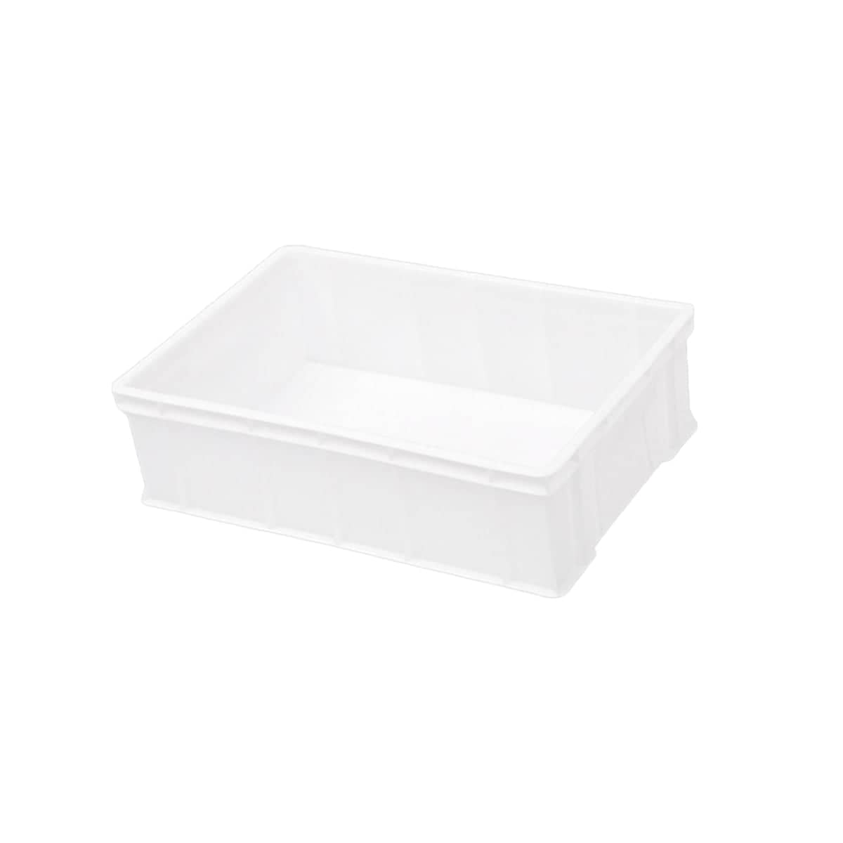 Rectangular Thickened Plastic Storage Boxes, Pack of 2 - White