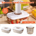 Rectangular Vacuum Food Storage Container with Manual Pump - 2100ml - view 2