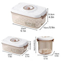 Rectangular Vacuum Food Storage Container with Manual Pump - 2100ml - view 4