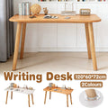 Rectangular Writing Desk 120 cm for Home Office, Study and Laptop Use - White - view 2