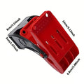 Red and Black Wall Mounted Car Wash Mat Clips, Pack of 4 - view 3