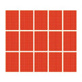 Red Colour Sticker Dots Adhesive Round Labels - 8mm, 260 Dots, 15 Sheets