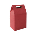 Red Gable Gift Boxes with Handle, Pack of 30 - 10 x 6 x 15 cm