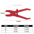Red Nylon Hose Clamp Pliers Set of 3 for Fuel, Brake and Water Lines - view 3