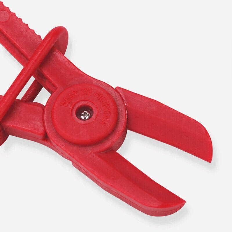 Red Nylon Hose Clamp Pliers Set of 3 for Fuel, Brake and Water Lines - view 5