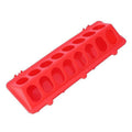 Red Plastic Feeder Storage Trough for Quail, Chicks, Pigeons and Poultry, 30 cm