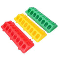 Red Plastic Feeder Storage Trough for Quail, Chicks, Pigeons and Poultry, 30 cm - view 3