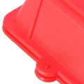 Red Plastic Feeder Storage Trough for Quail, Chicks, Pigeons and Poultry, 30 cm - view 4