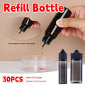 Refill Dropper Squeeze Bottles 100ml, Pack of 30 Portable Dropper Bottle Set - view 2