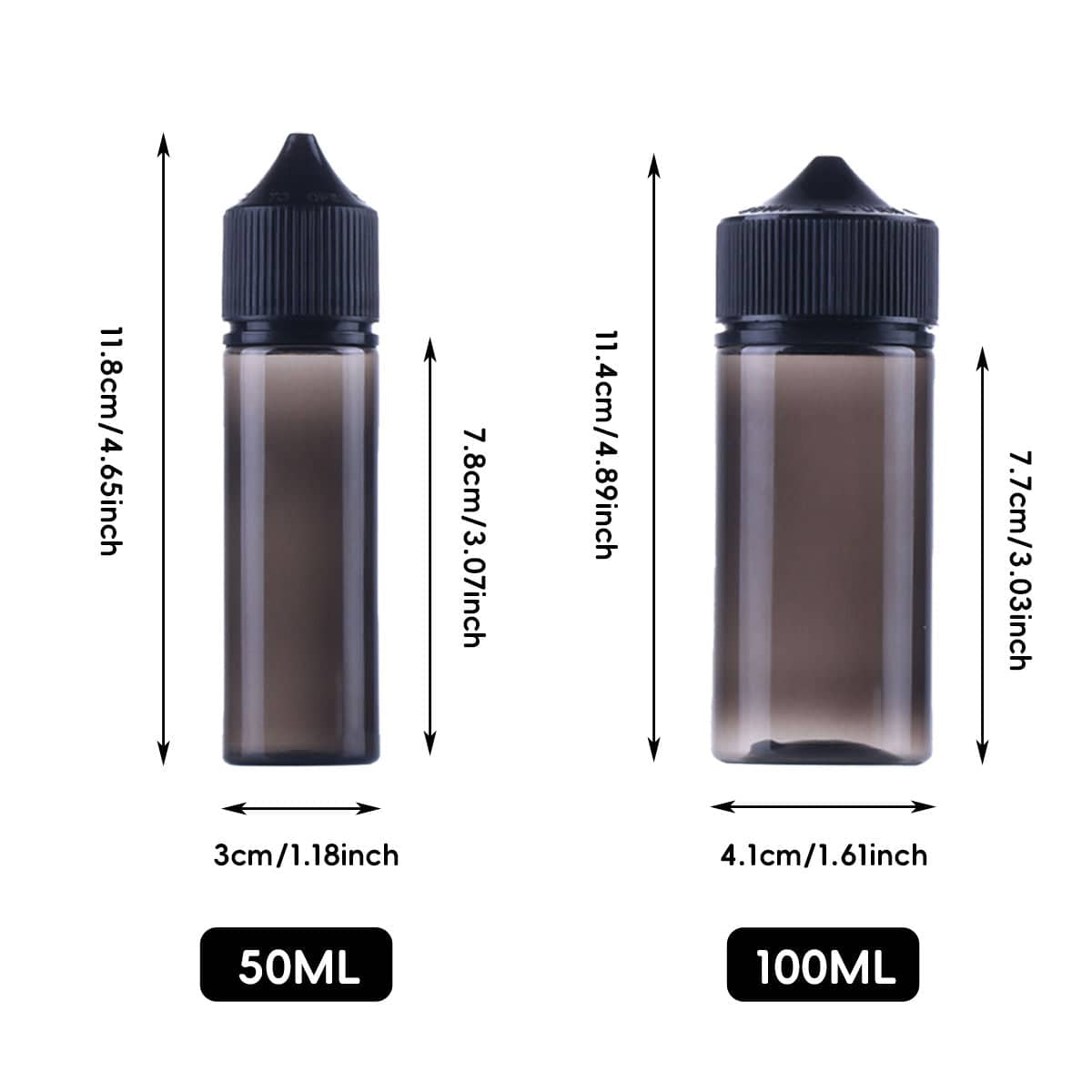 Refill Dropper Squeeze Bottles 100ml, Pack of 30 Portable Dropper Bottle Set - view 4
